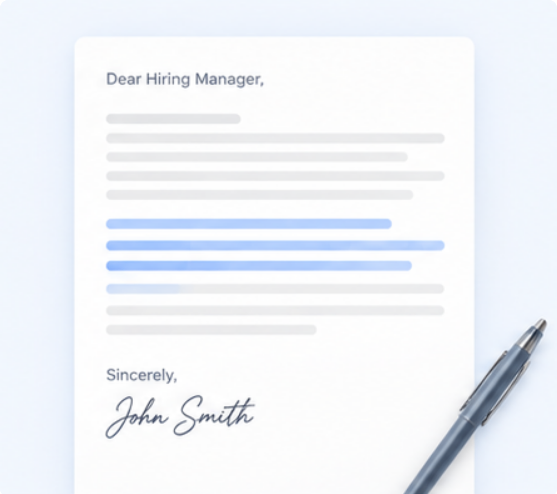 Cover Letter